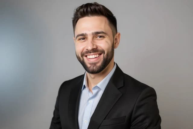 After - Professional headshot